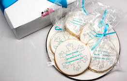 Snowflake Logo Cookies