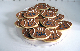 Patriots Football Cookies
